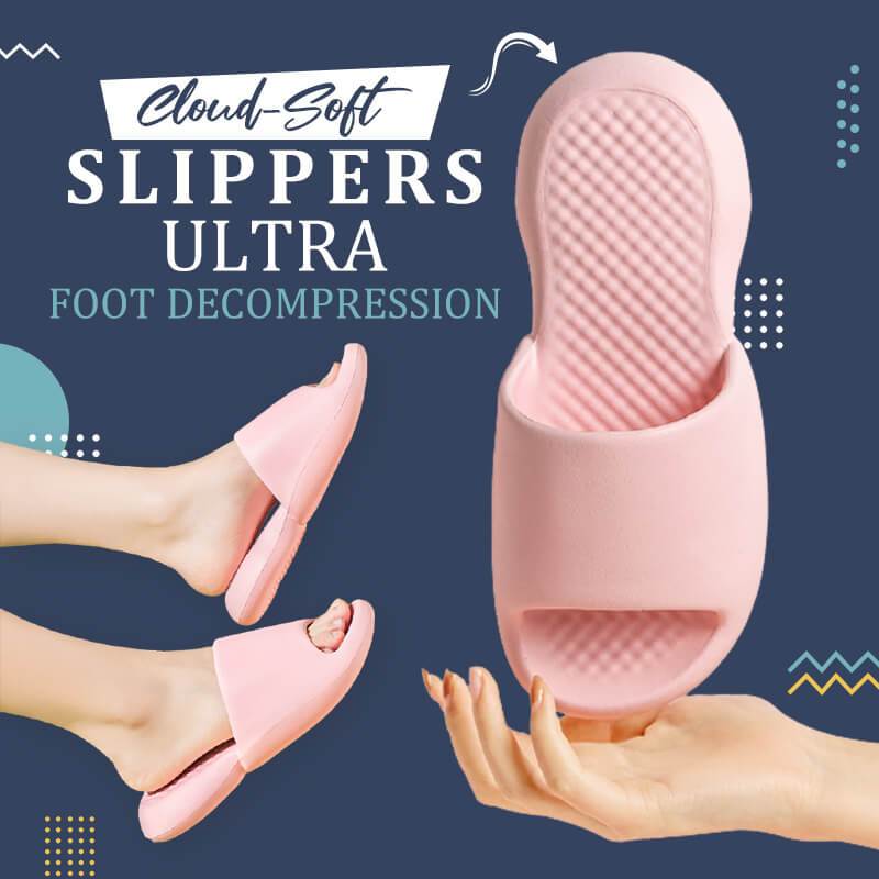 Wear-resistant non-slip thick-soled super soft slippers