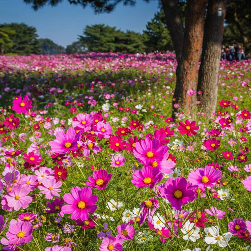 Organic Cosmos Seeds - Sensation Mix | Flower Seeds in Packets & Bulk ...