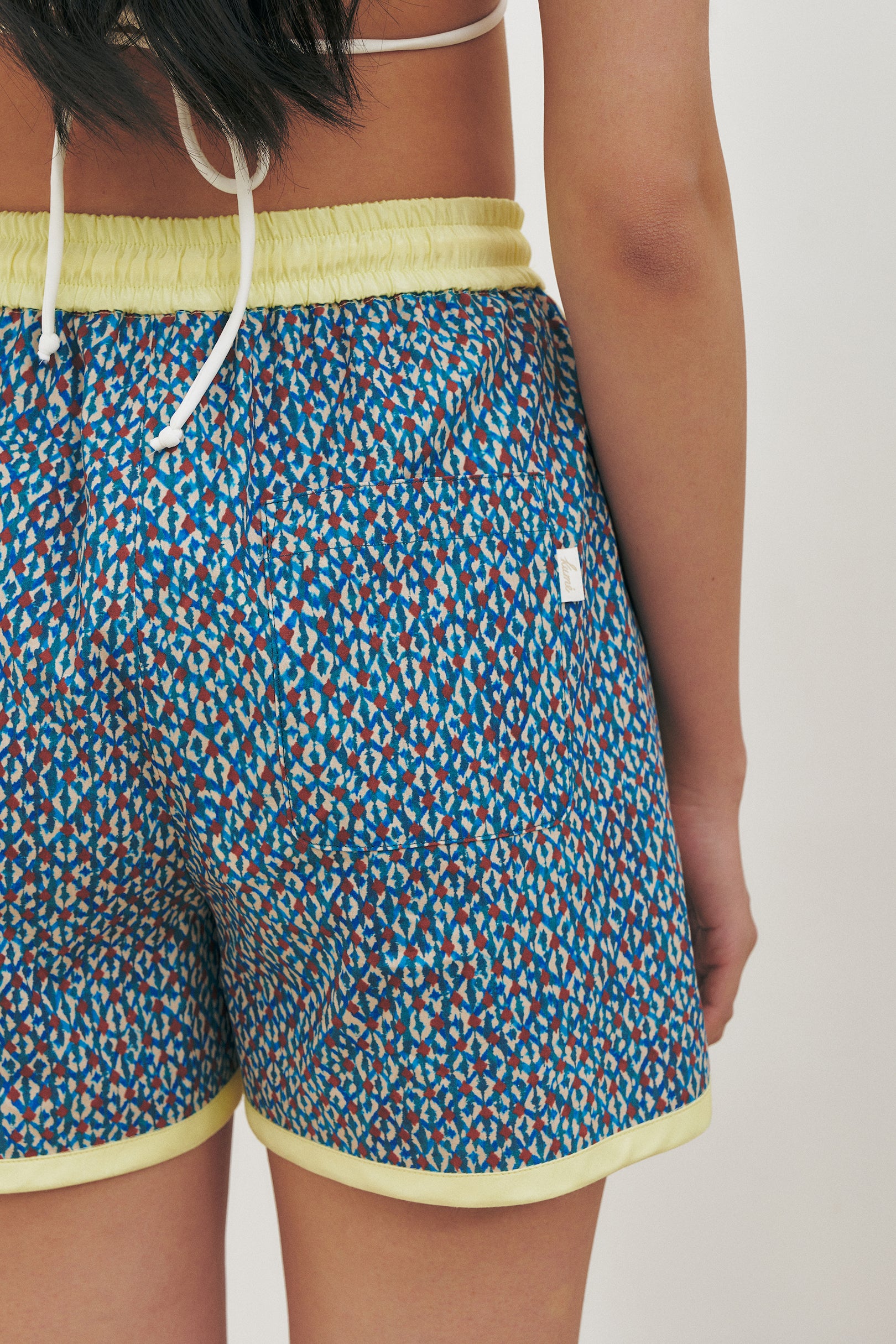 Tropical Banded Shorts, Blue