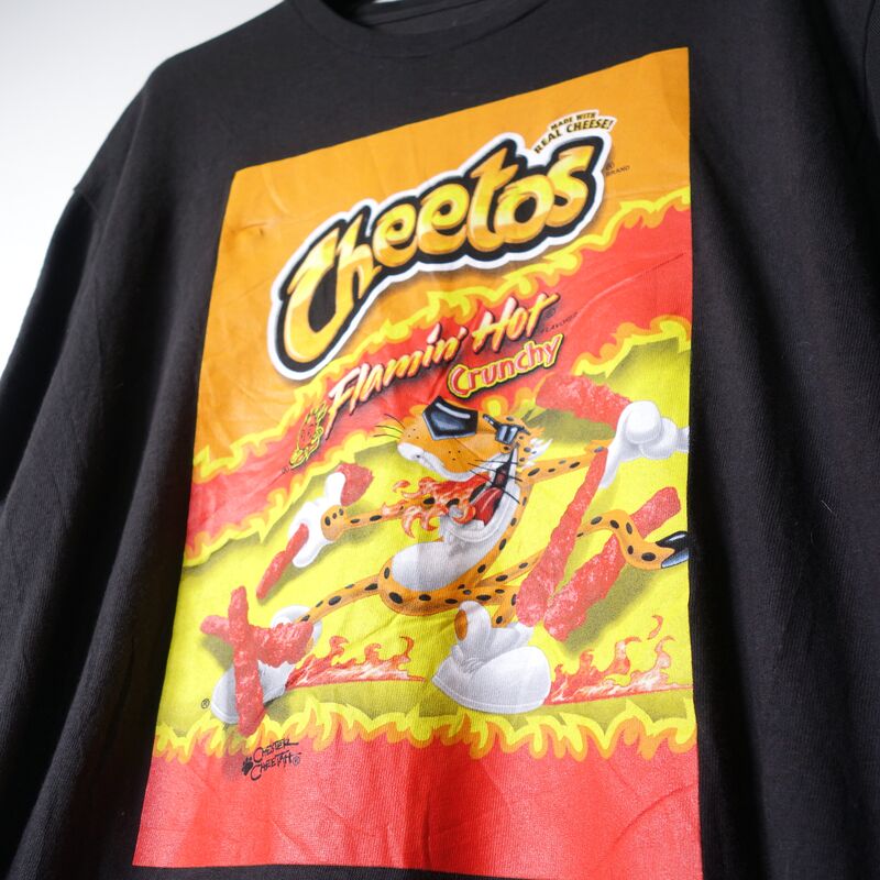 新到着 Cheetos チートス Tシャツ 長袖 柄物 古着 メンズ FREE