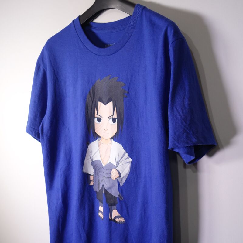 希少 L 00's NARUTO うちはサスケ ヴィンテージ Tシャツ