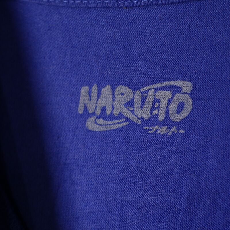 ナルト NARUTO うちはサスケ Tシャツ 半袖 メンズ M 週刊少年ジャンプ クルーネック 古着