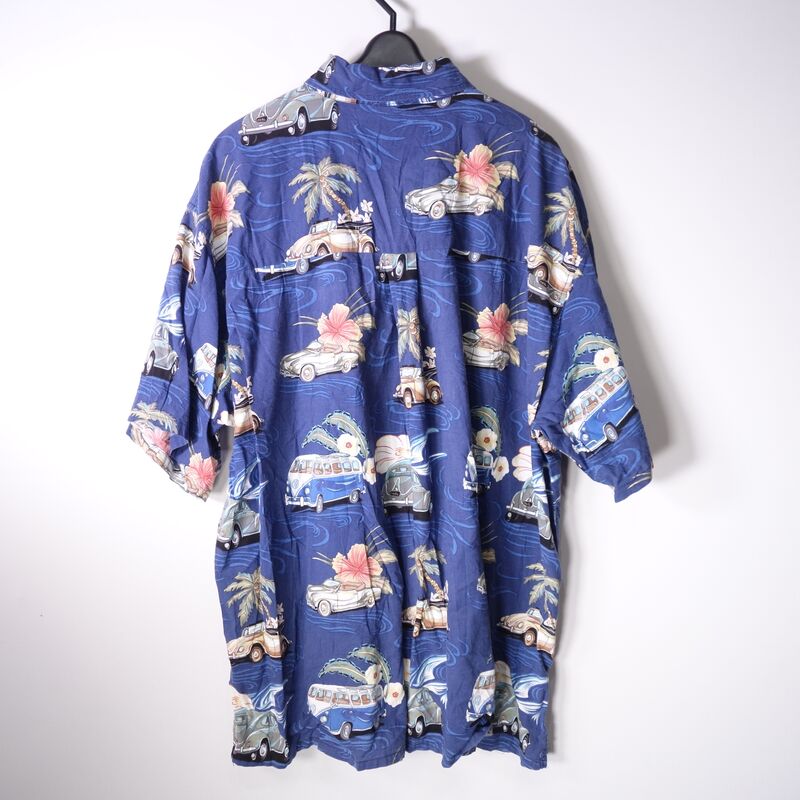 日経トレンディ TOYMACHINE * SHIRTS BLUEアロハシャツ - トップス