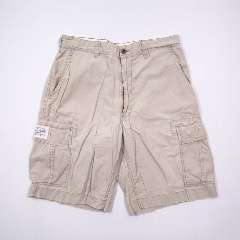 POLO JEANS カーゴショーツ カーキ サイズ36 fkip.unmul.ac.id