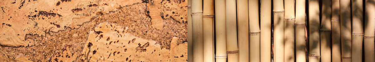 cork and bamboo 