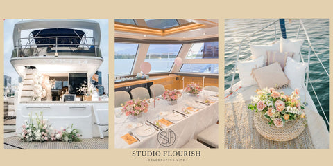 Yacht Wedding Proposal Pastel Theme