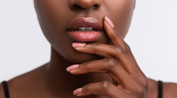 Black woman with full lips