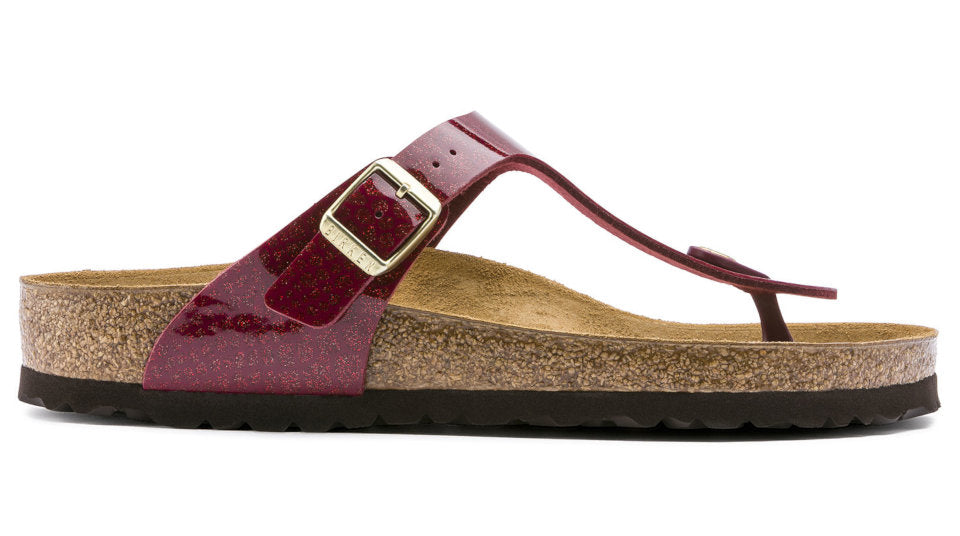 Birkenstock Gizeh Magic Snake Bordeaux 