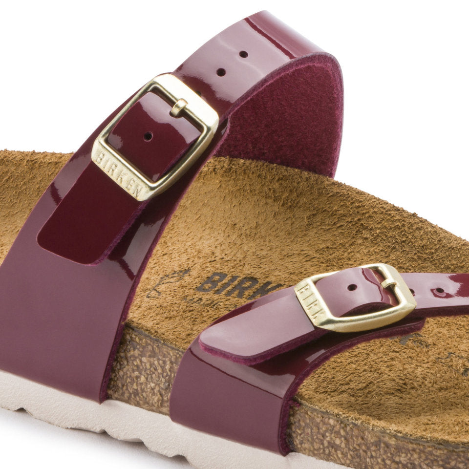 Birkenstock Mayari Patent Bordeaux | eBay