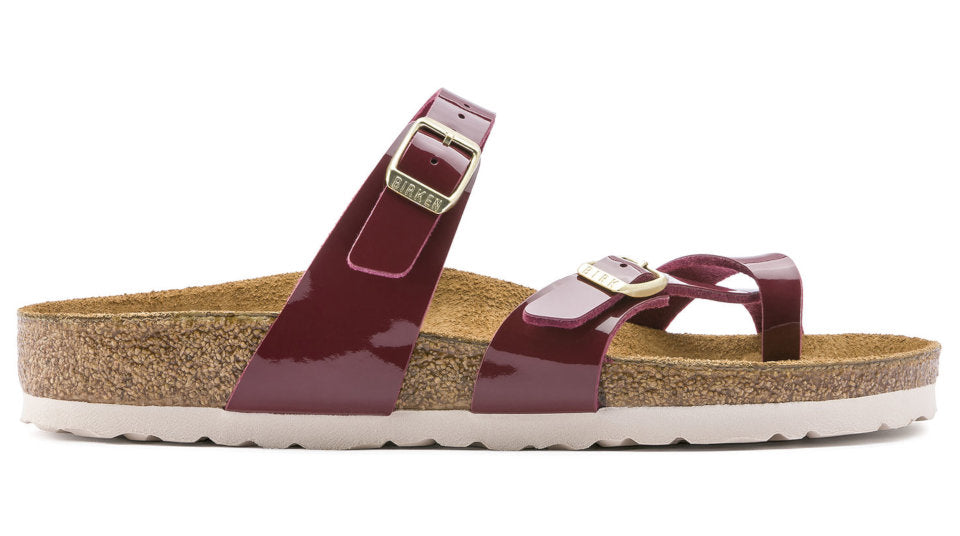 Birkenstock Mayari Patent Bordeaux | eBay