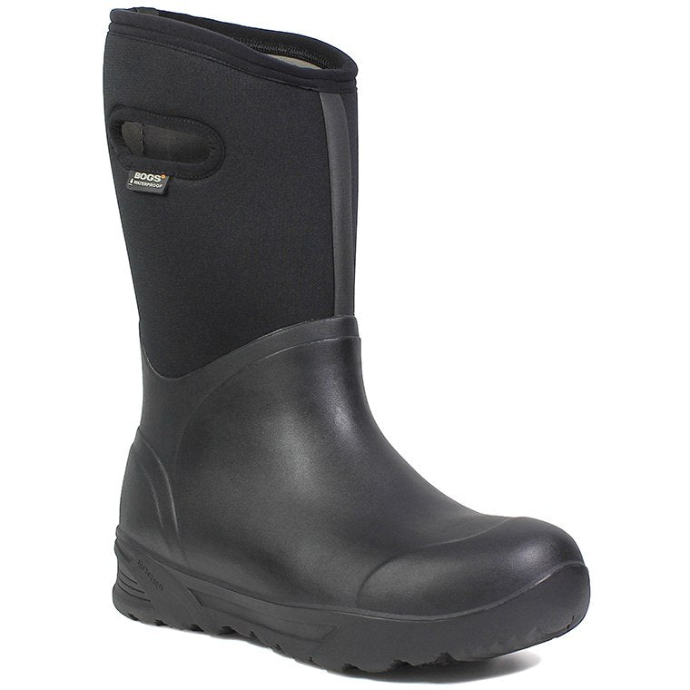 mens tall black boots