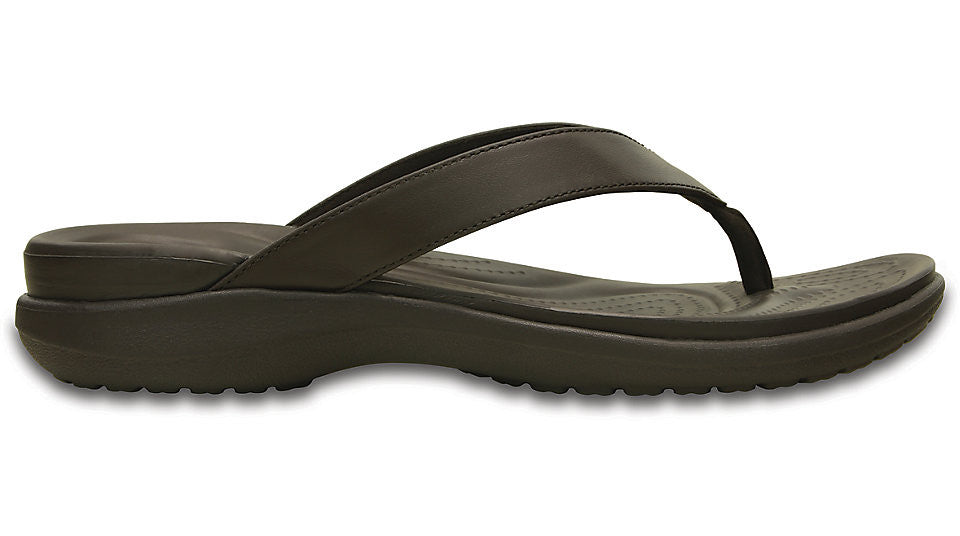 Crocs Capri V Flip Espresso – Sole Central