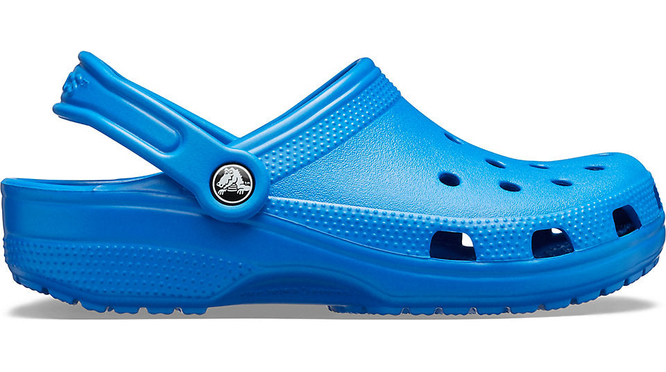 bright blue crocs