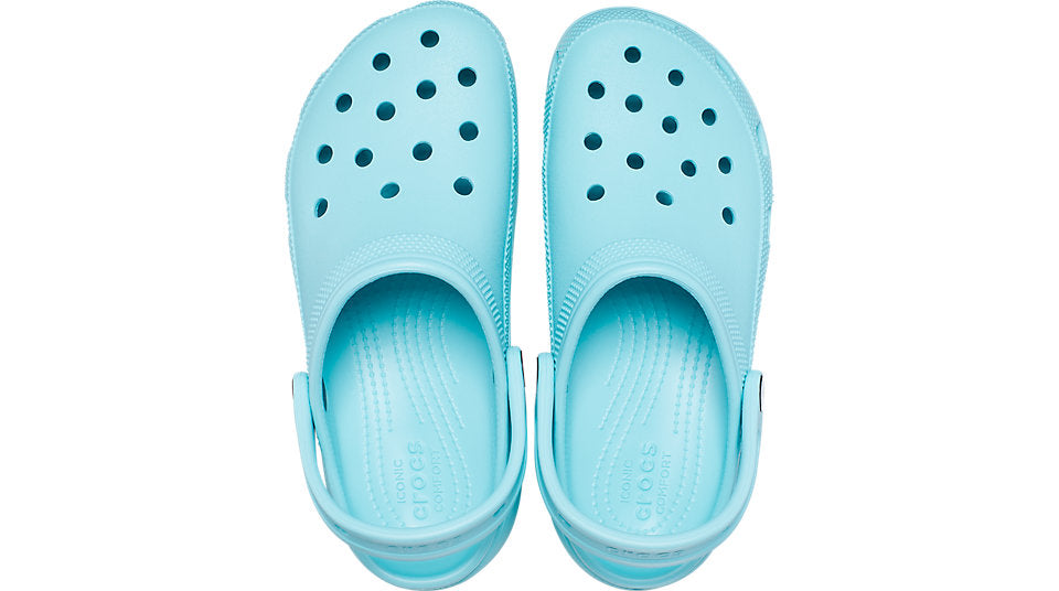 Crocs Classic Platform Clog Pure Water – Sole Central