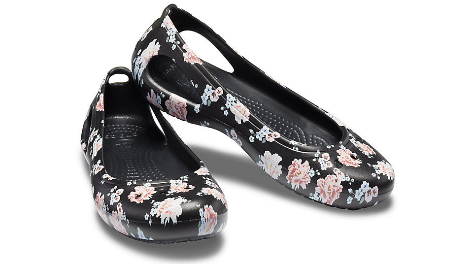 crocs kadee printed flat