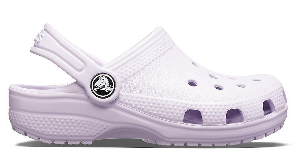 lavender crocs with fur