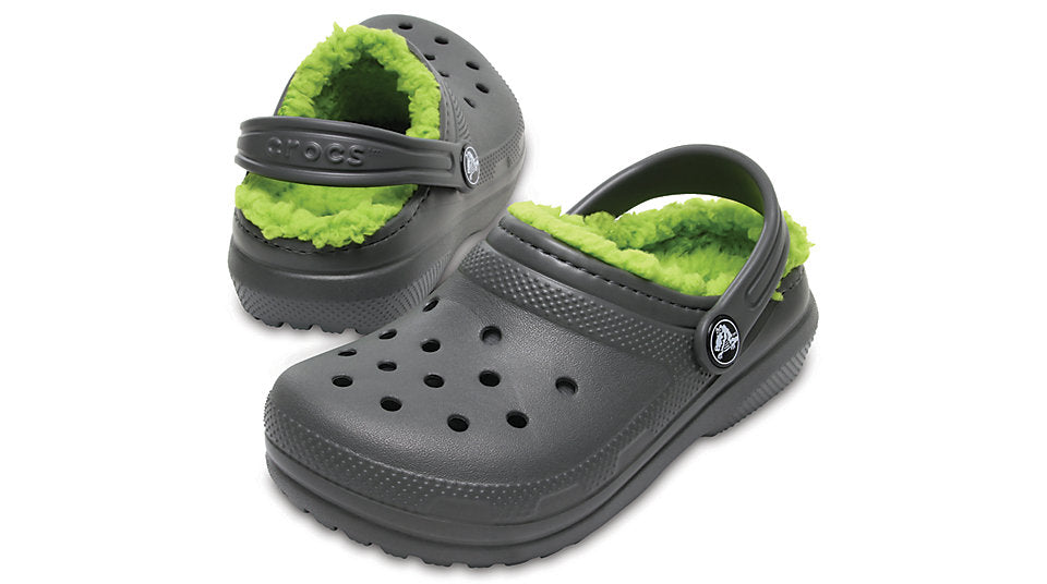 crocs fuzz lined