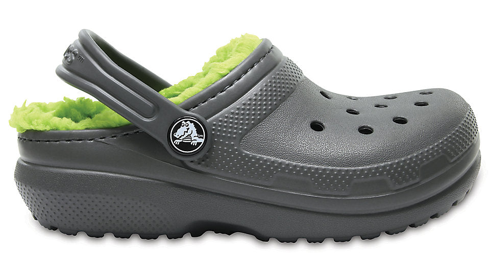 crocs grey and green