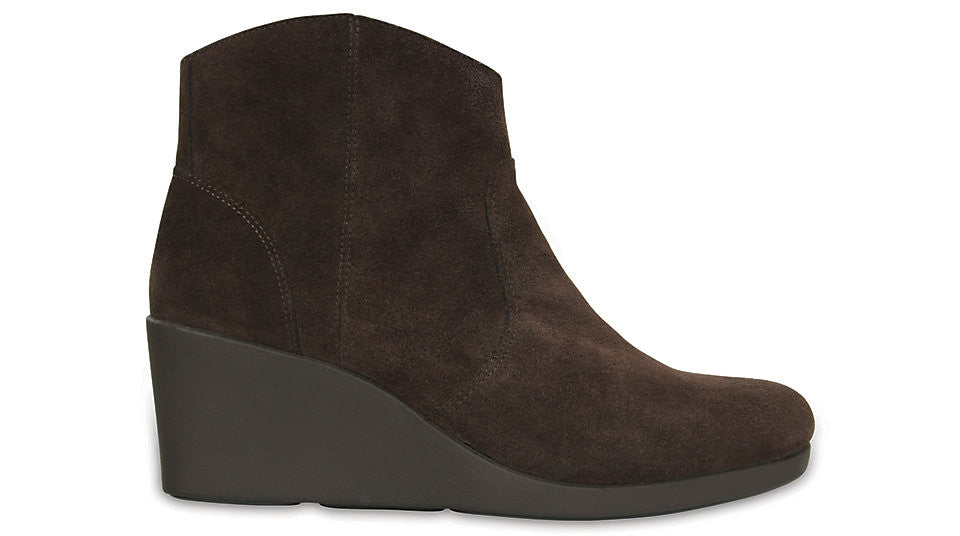 crocs leigh wedge bootie