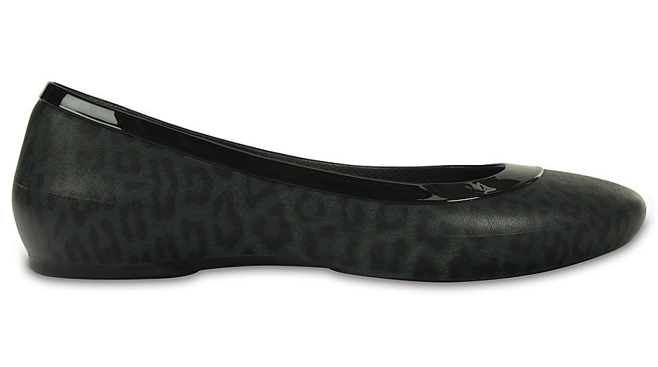 crocs lina shiny flat