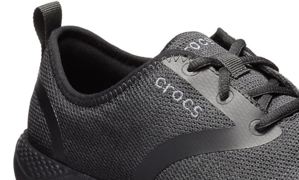 NEW GENUINE: Crocs LiteRide Lace Black 