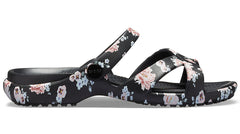 crocs floral sandals