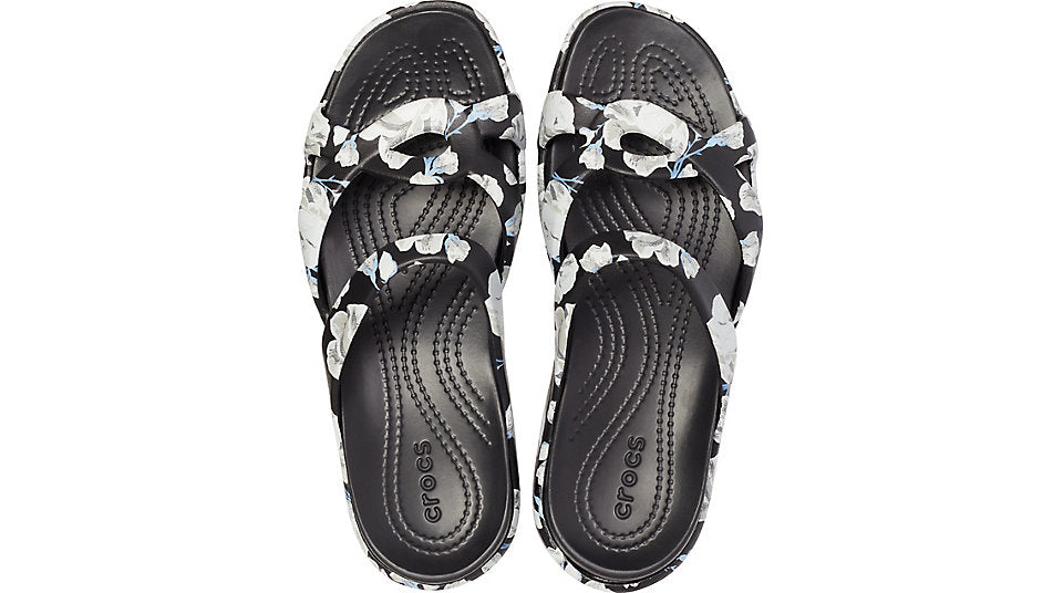 crocs meleen twist graphic sandal