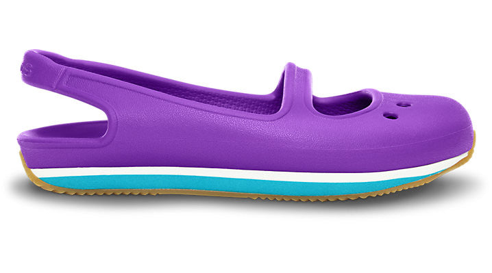 purple crocs kids