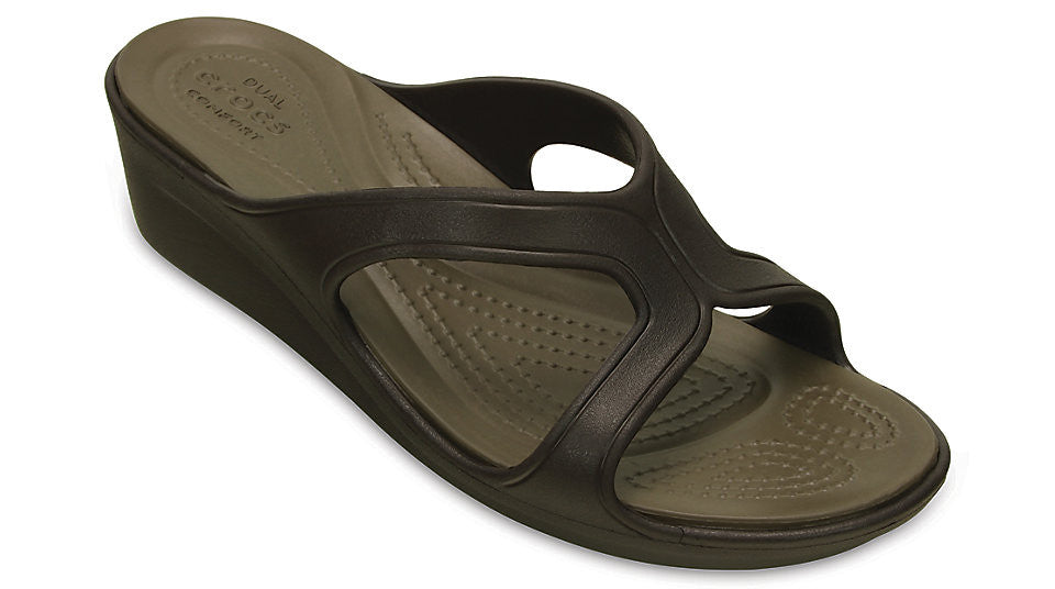 crocs sanrah wedge sandal