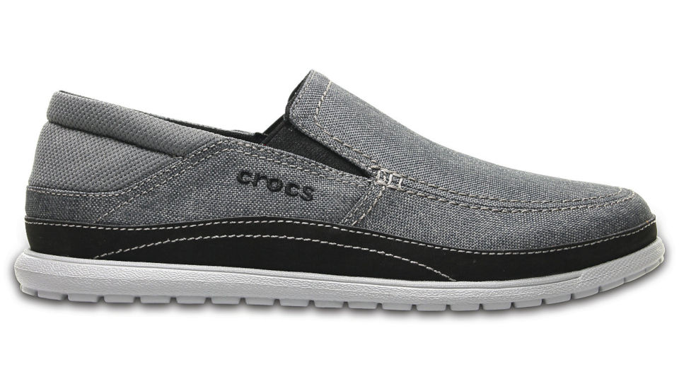 light grey slip on shoes