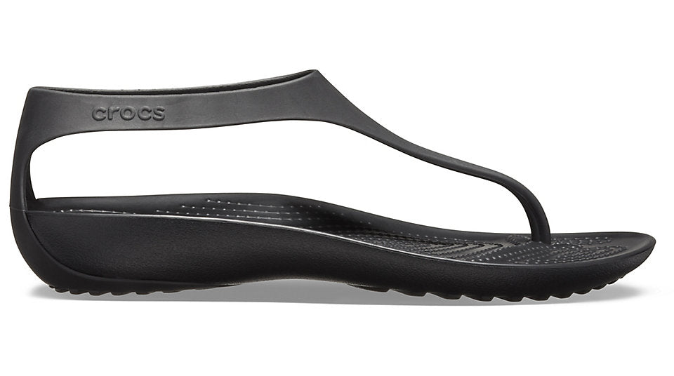 NEW GENUINE: Crocs Serena Flip Black | eBay