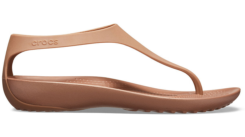 NEW GENUINE: Crocs Serena Flip Bronze 