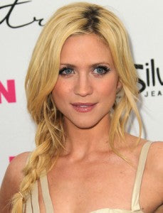 Brittany Snow Wearing Messy Braid 