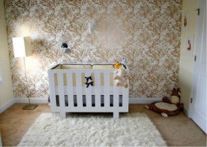 Baby Decorated Room with Wallpaper