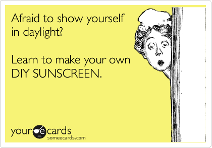 Learn How To Make Your Own DIY Sunscreen 