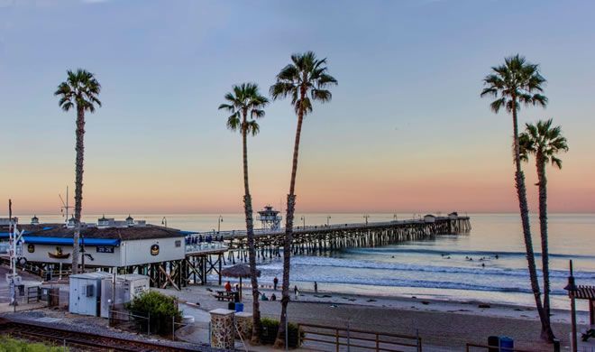 Beach in San Clemente, California 