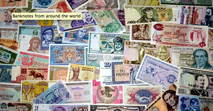 Banknotes From Around the World 