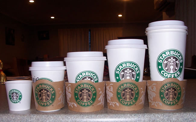 Starbucks’s Cup Sizes 