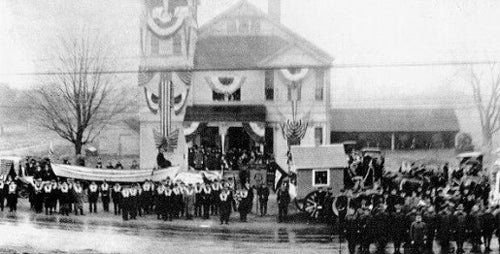 Old Picture of Veterans Day Celebration 