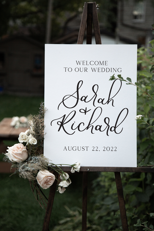 Backdrop Wedding Sign Laser Cut Wedding Sign / Script Name -  Norway