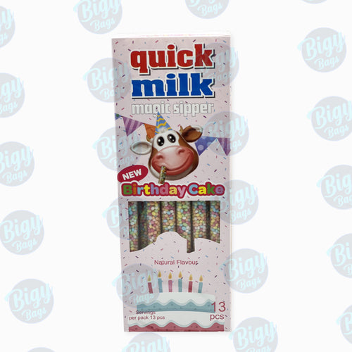 Quick Milk Magic Sipper Chocolate Flavored Straws (1 X 5 PCS) is