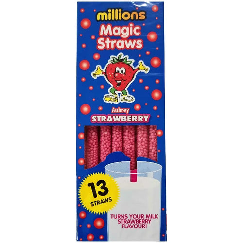 Quick Milk Magic Straws - Millions Strawberry / Bubblegum~ Flumps