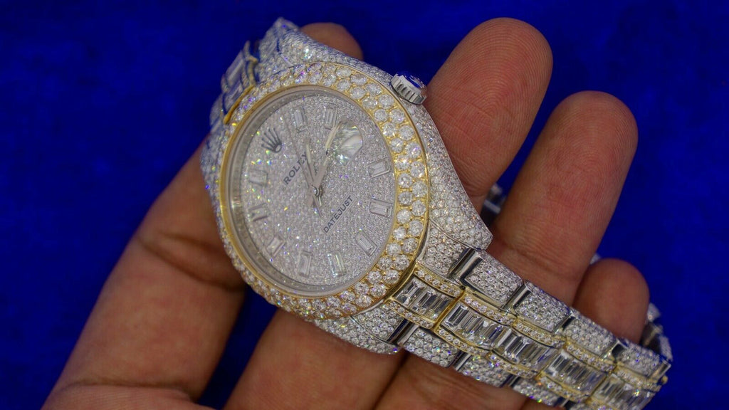 moissanite diamond rolex