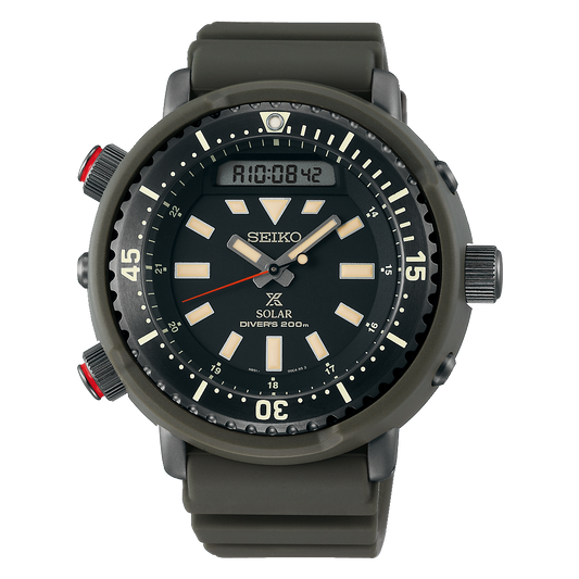 SEIKO PROSPEX SOLAR TUNA ARNIE 'TROPICAL LAGOON' SPECIAL EDITION SNJ03 – 3D  Watch Shop