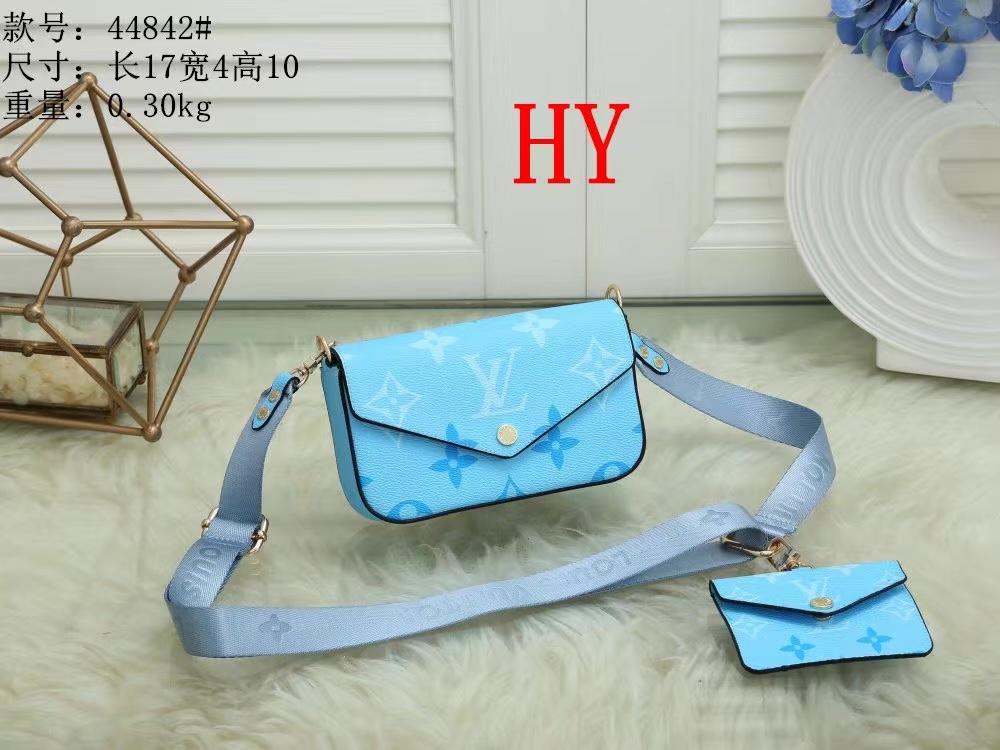 LV Louis Vuitton cheap discount two piece shopping bag Women classic fashion Shoulder Bag Handbag Wa