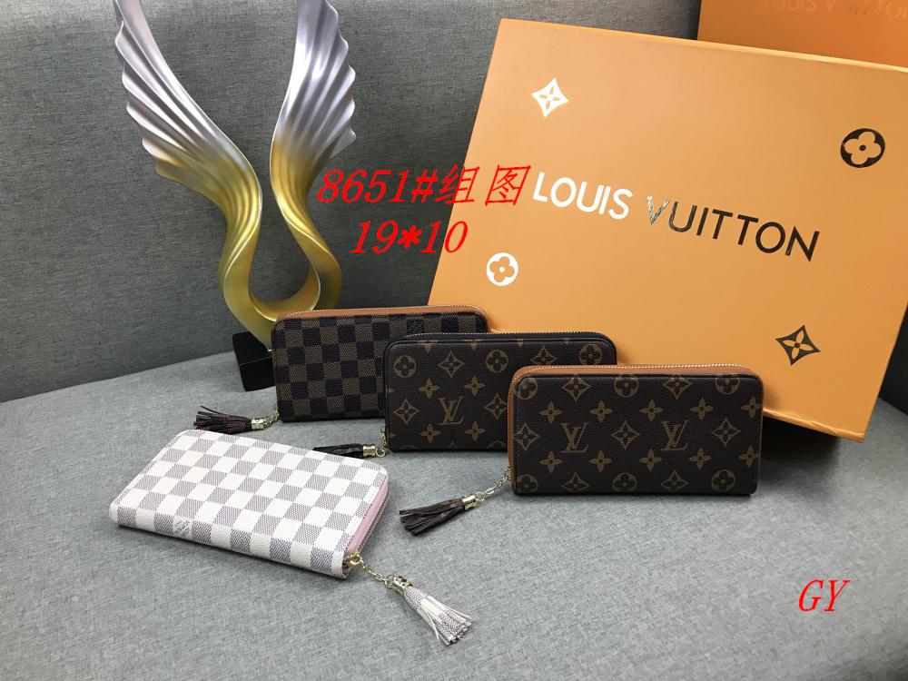 LV Louis Vuitton fashion cheap discount wallet Women handbag zero wallet key bag card clip bag 4