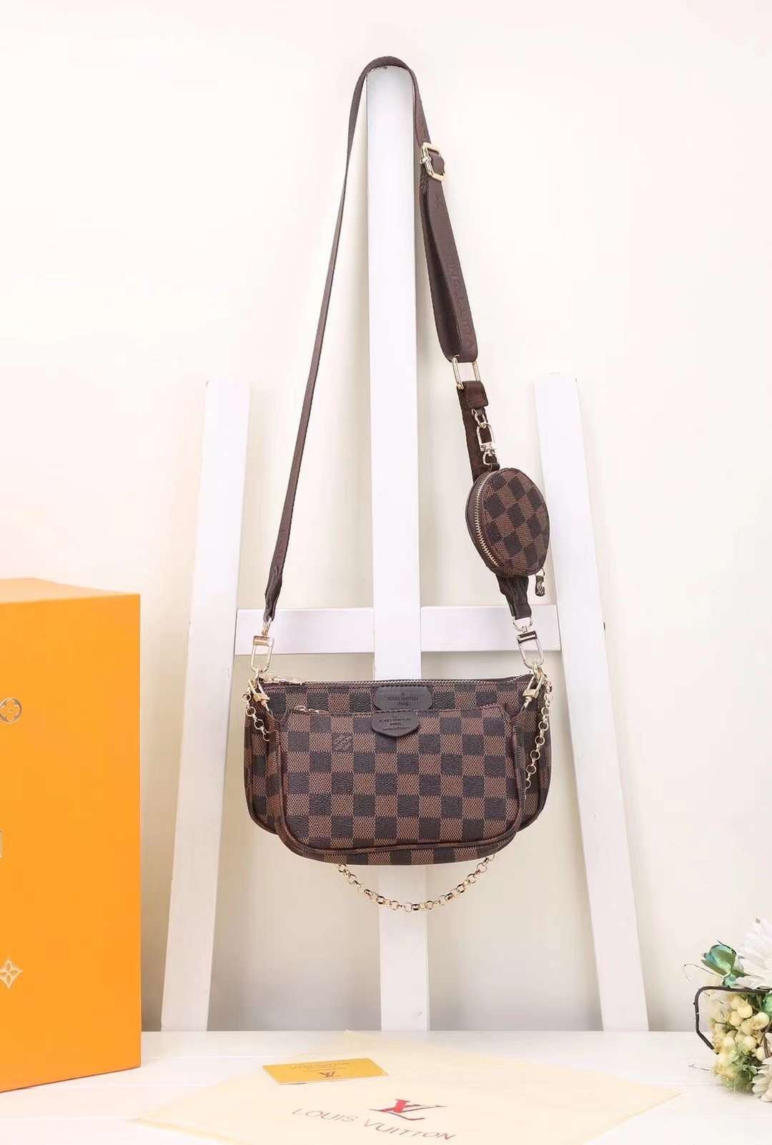 LV Louis Vuitton cheap discount three piece shopping bag Women classic fashion shoulder bag handbag 