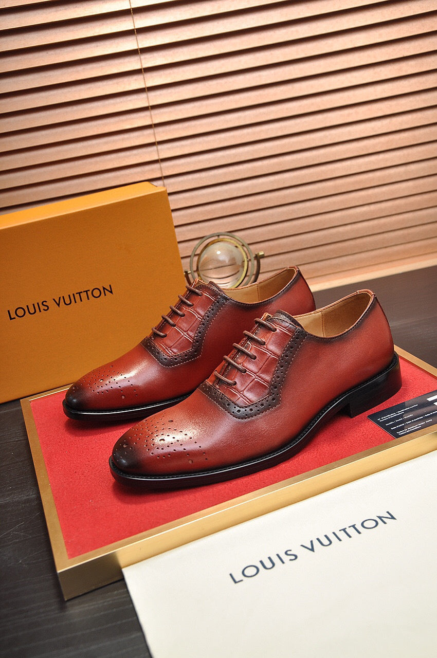 LV Louis Vuitton 2022  New Men Popular Learther Boots Leather Low Top Shoes
