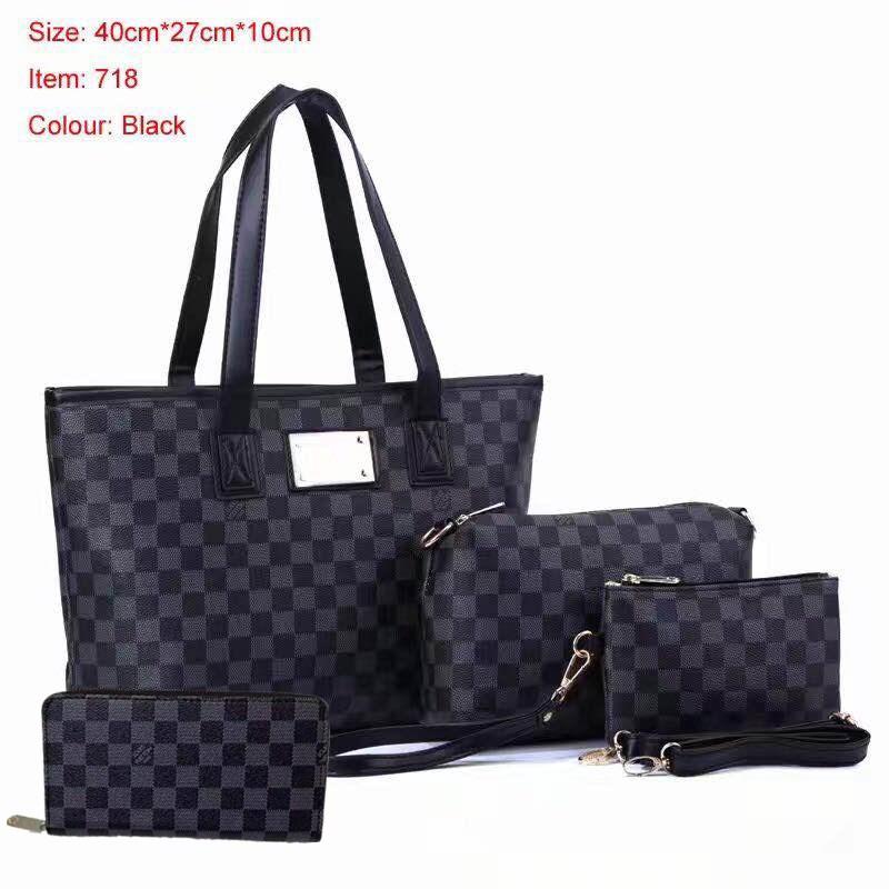 LV Louis Vuitton cheap discount four piece shopping bag women's classic fashion shoulder bag han