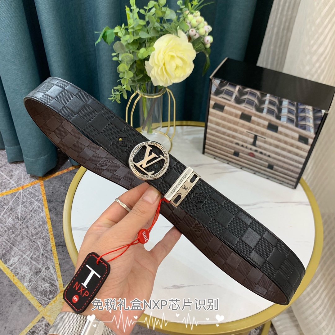 LV Louis Vuitton 2022 New Fashion Men and Women Top Quality Leather Belt